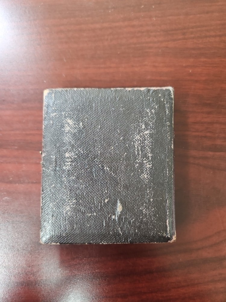 Vintage 3.5x4" Rosary Bible Case