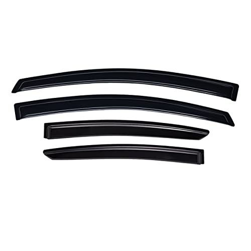 Lightronic Extra Durable Outside-Mount Auto Vent Window Visor, Fits 2014-2018
