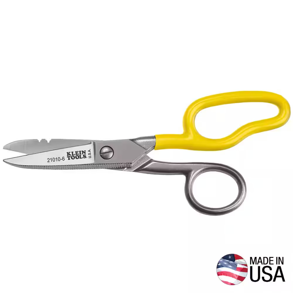 Heavy-Duty Scissors with Free-Fall Handle