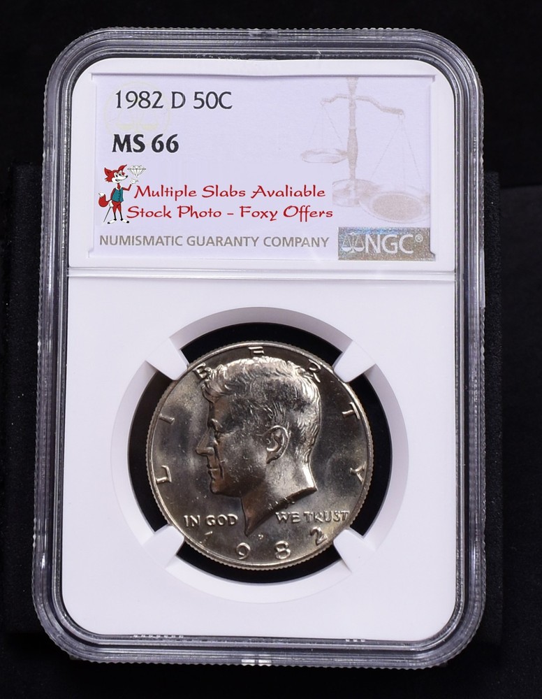 1982-D Kennedy Half Dollar - NGC MS66 (Bulk)