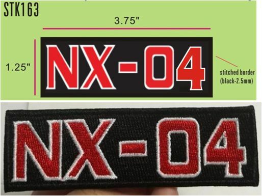 STAR TREK NX-04 HAT PATCH - STK163