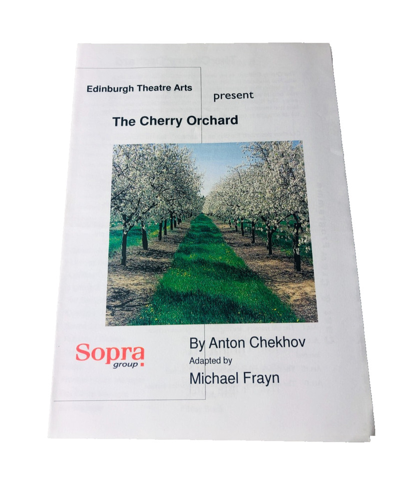 Theatre Programme The Cherry Orchard Vintage ra