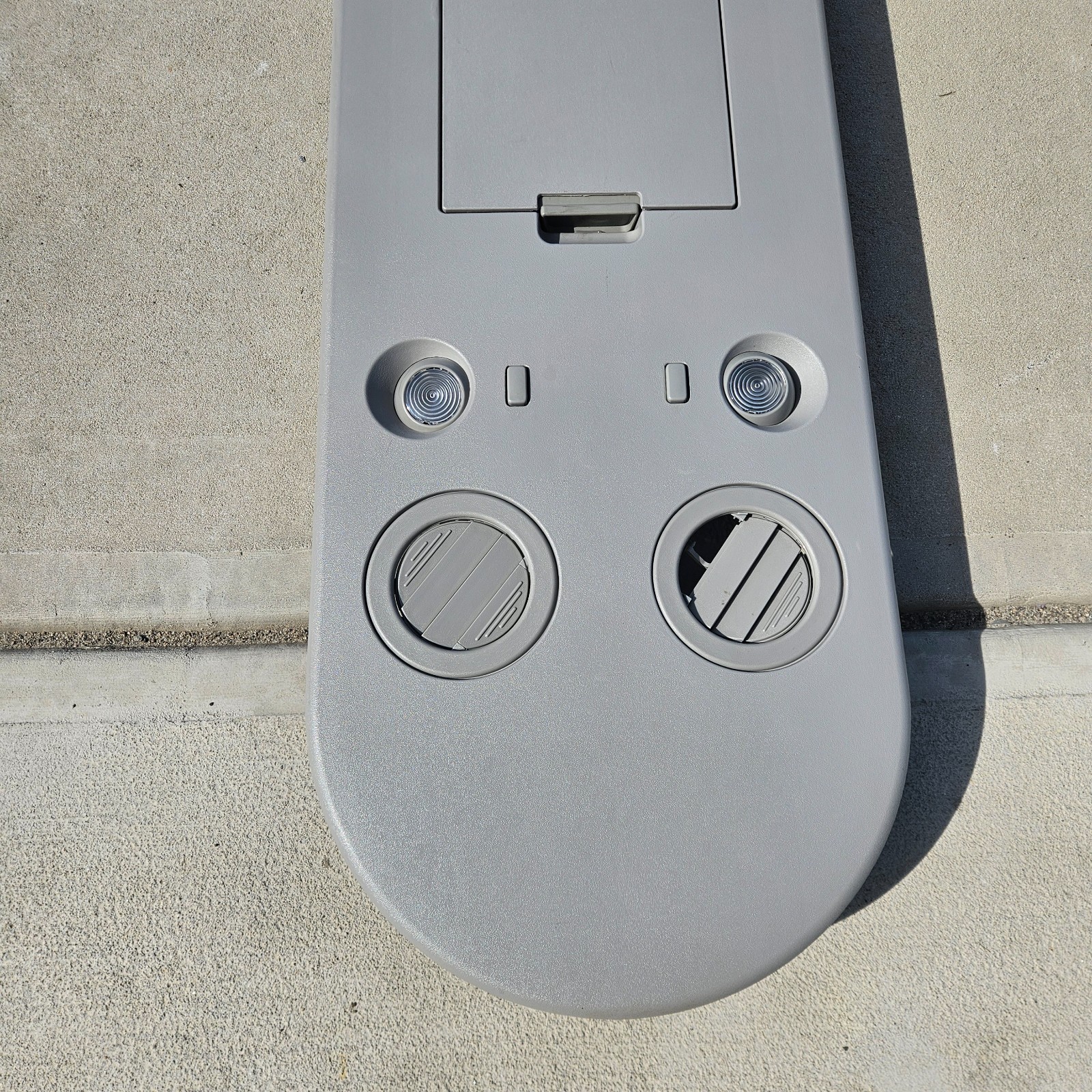 2004 - 2012 Nissan Armada Infiniti QX56 Overhead Console Rear Storage Grey OEM