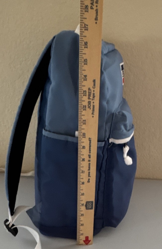 Levi's Blue Backpack, Adjustable Straps, Front Pocket, Divider