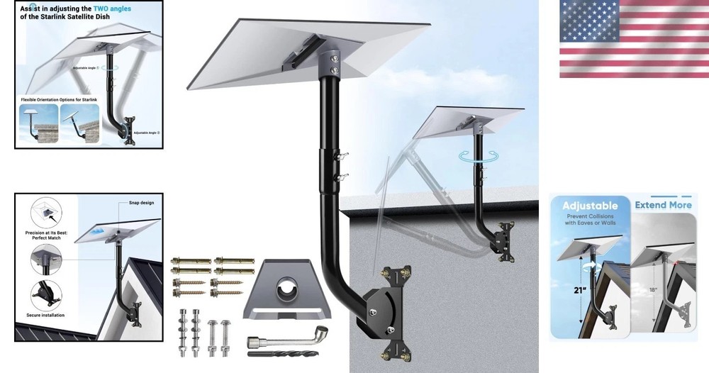 Reliable Starlink Internet Connection - Mounting kit-