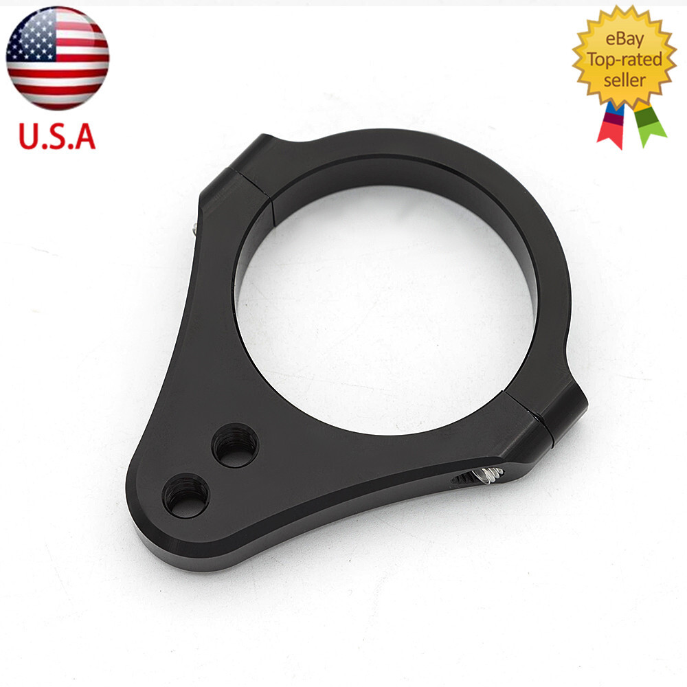 43mm 1x Universal Motorcycle CNC Steering Damper Fork Frame Mount Clamp Bracket