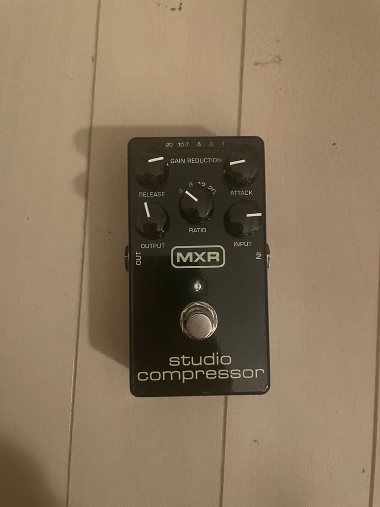 MXR Studio Compressor Guitar Effector Black Used