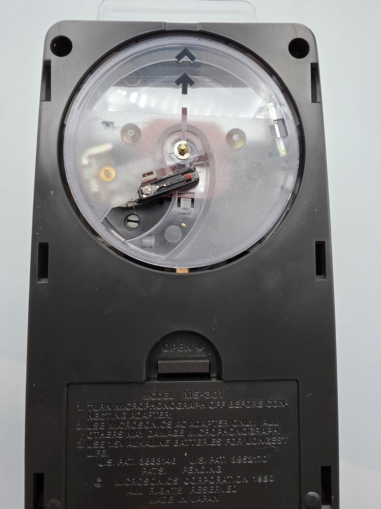 Microsonics MS-301 Mini Player Vintage Microphonograph NOS