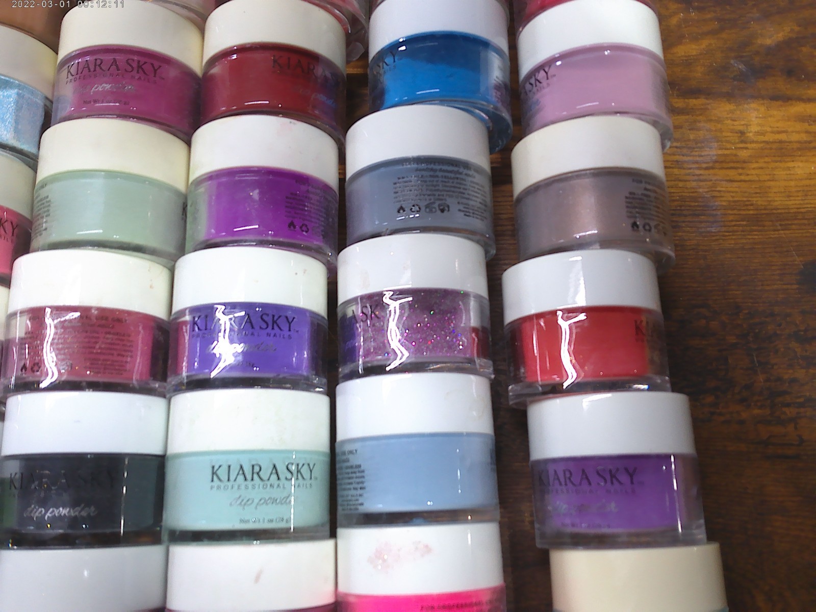 Kiara Sky dip powder HUGE LOT!!HUGE SALE!!70PC-BUY NOW!! $250.00 USED BEST PRICE