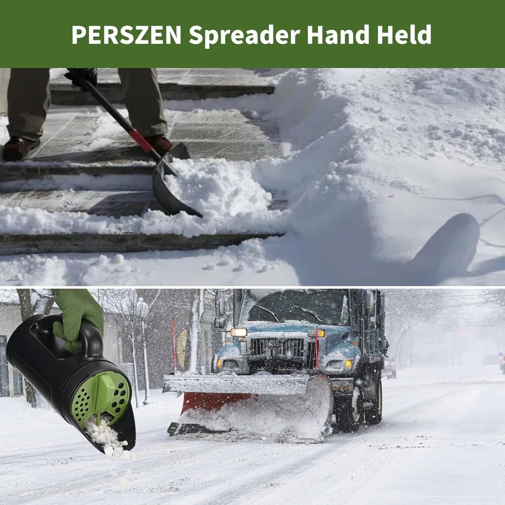 Durable Handheld Spreader with Multiple Openings for All- Gardening Use