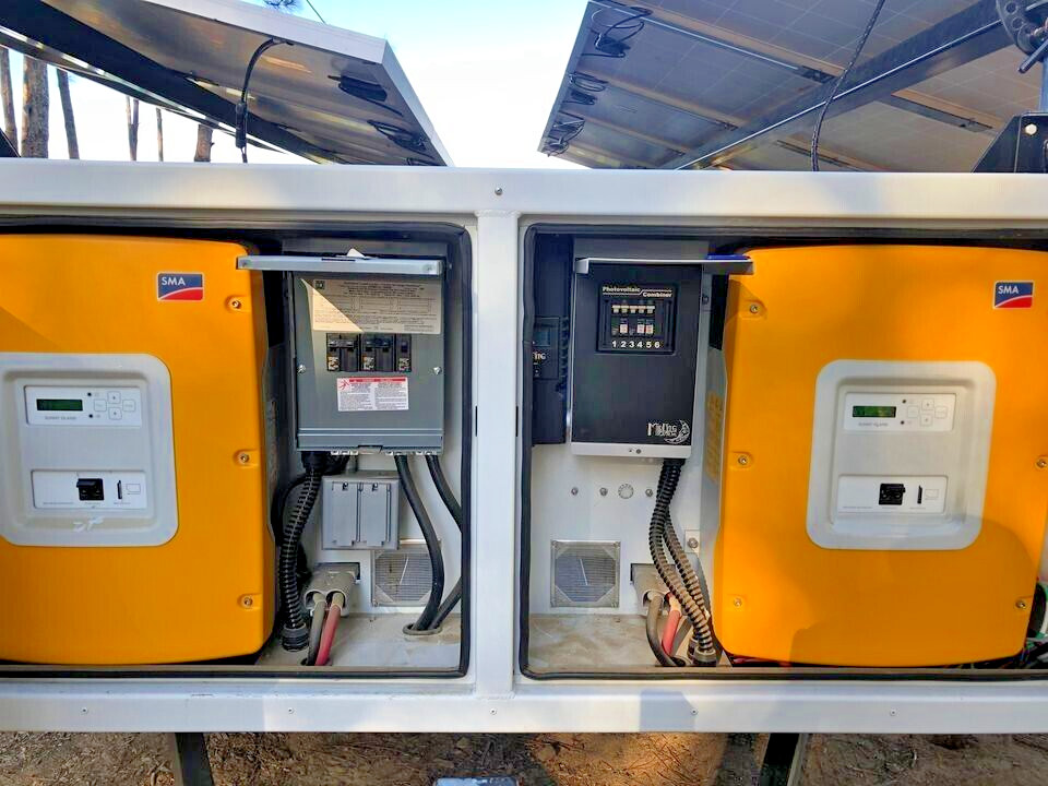 DC Solar Master Control Cabinet - Mobile Solar Generator - EXCELLENT Condition