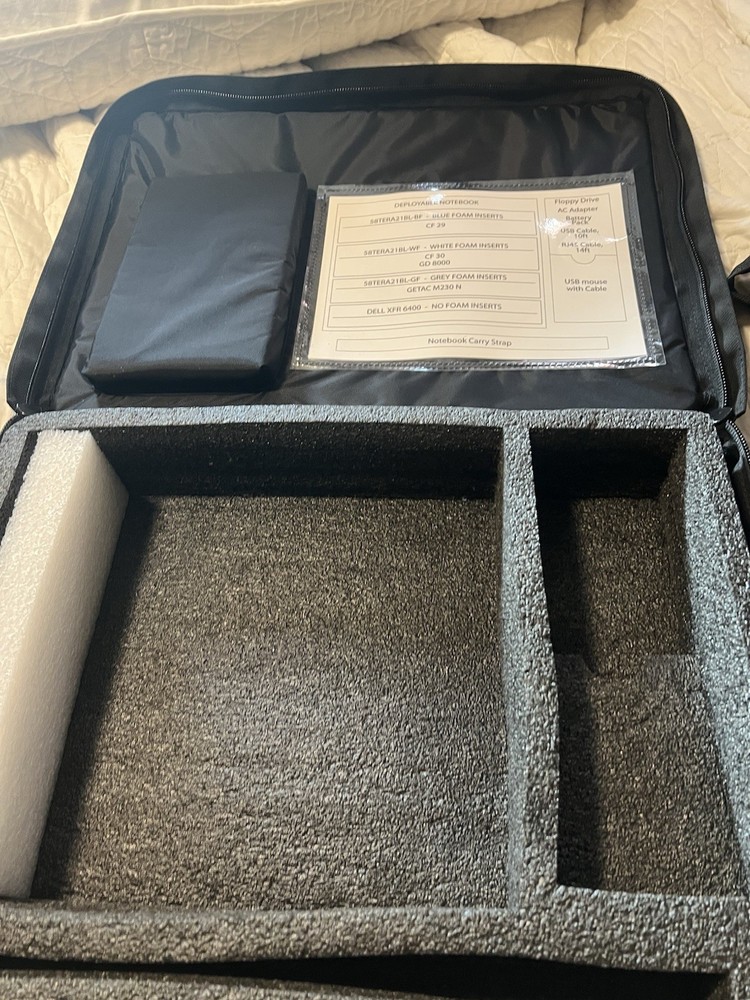 Large Black Tactical RAPID Deployable Bag Solid Padding
