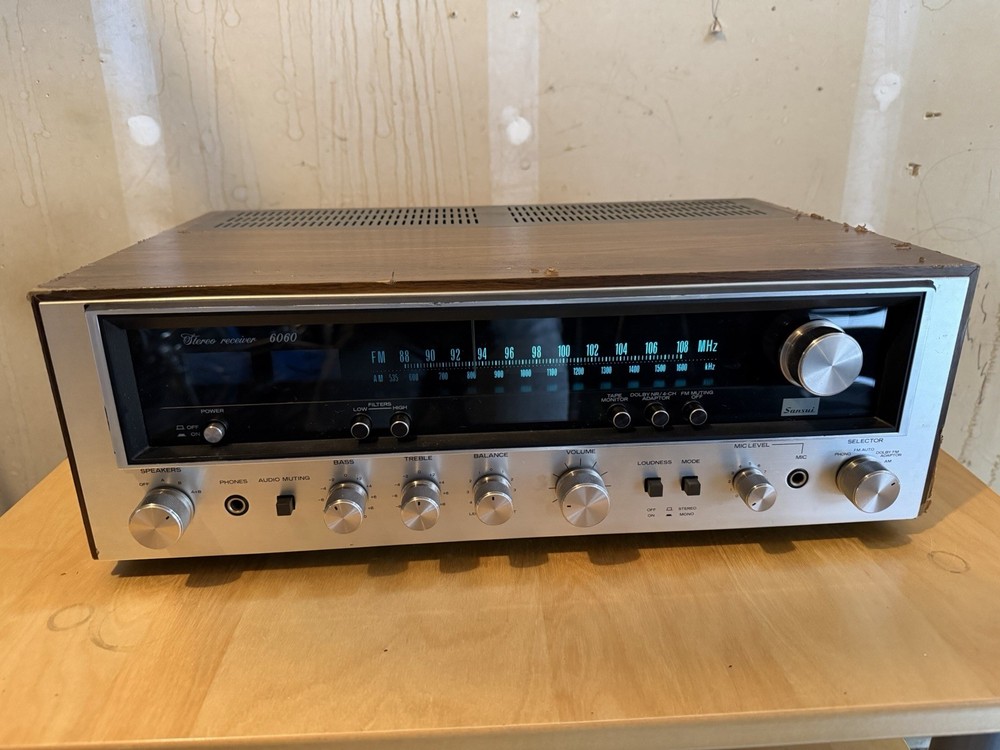 Sansui 6060 Stereo Receiver - READ DESCRIPTION