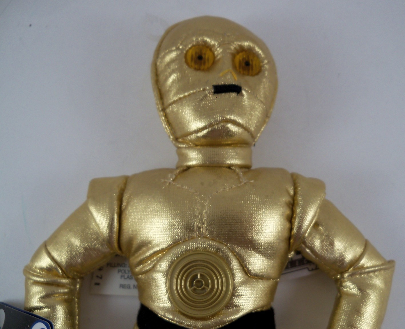 Star Wars Hasbro Battle Buddies C3P0 Plush 10" 2004 NEW WITH TAGS!