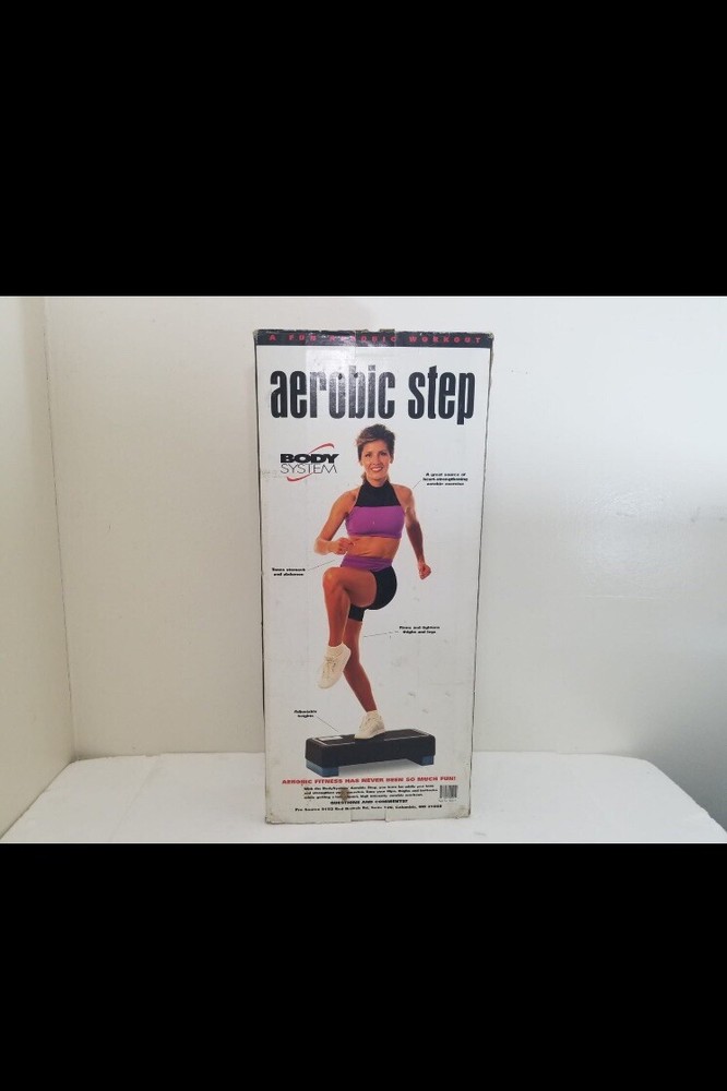 Step N' Shape Body Step Aerobic Exercise Stepper w/Riser -
