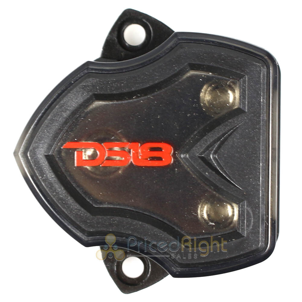 DS18 0 Gauge to 4 gauge 3 way Set Screw Ground Distribution Block AWG DB1034