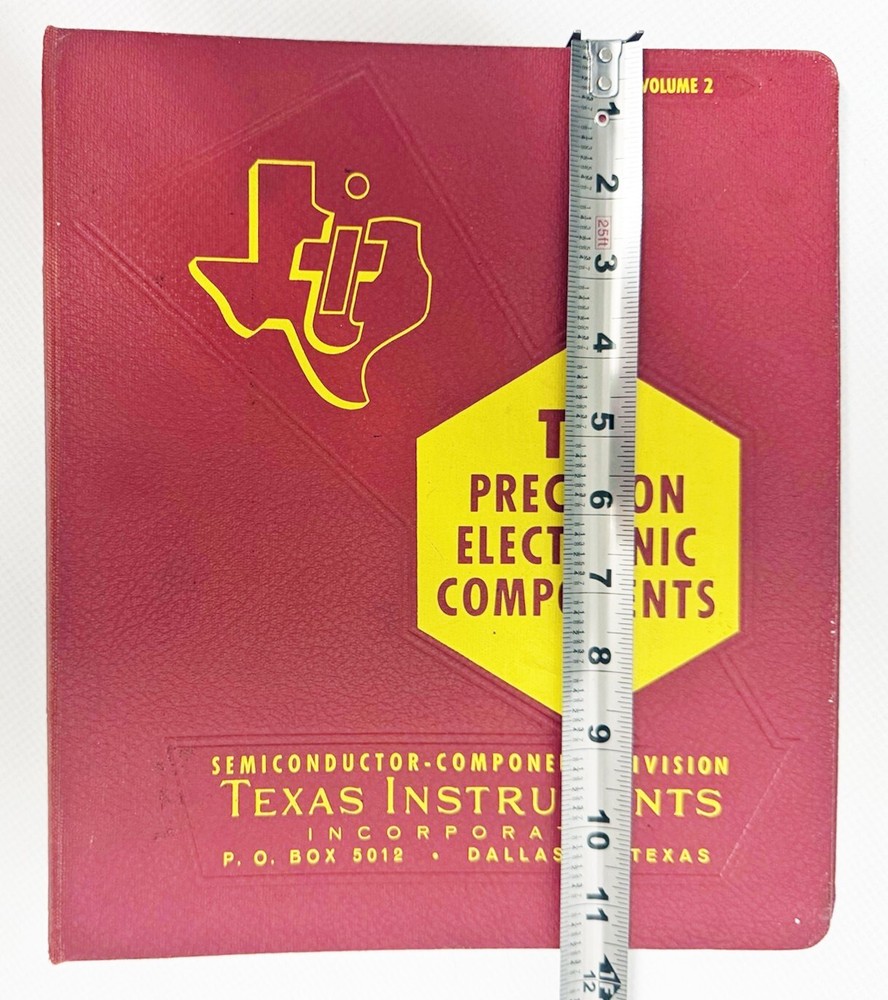 Vintage Texas Instruments, Inc. 3 Ring Binder - Used