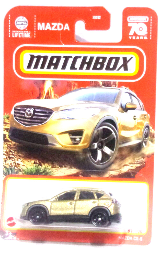 KKar Matchbox - 2023 Basic - 51/100 *  Mazda CX-5 - Gold