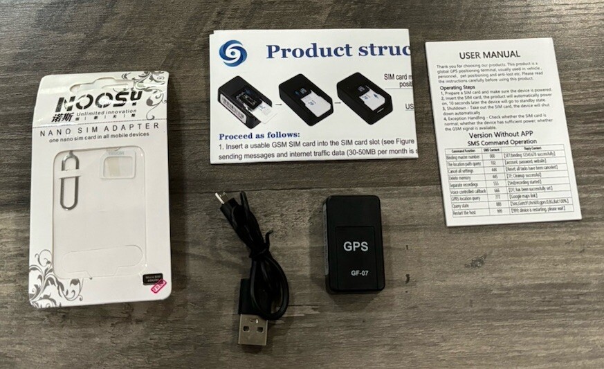 GPS Tracker GF-07, Silicon Valley Tech Global Real-Time Tracking, Path Playback