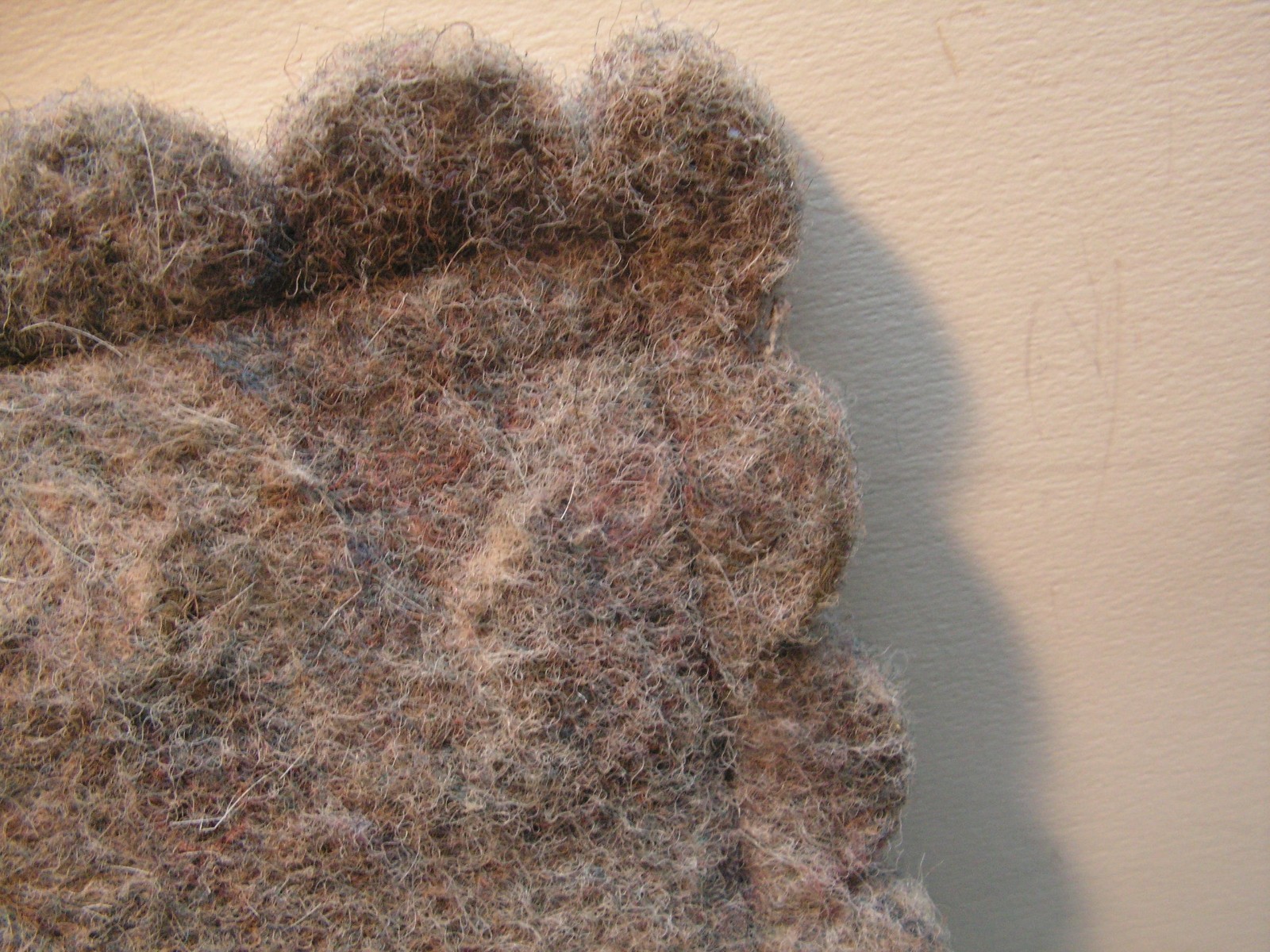 Vintage Saddle Pad Blanket Small Pony Southwestern 16 1/2" x 16" X 7/8" Leather