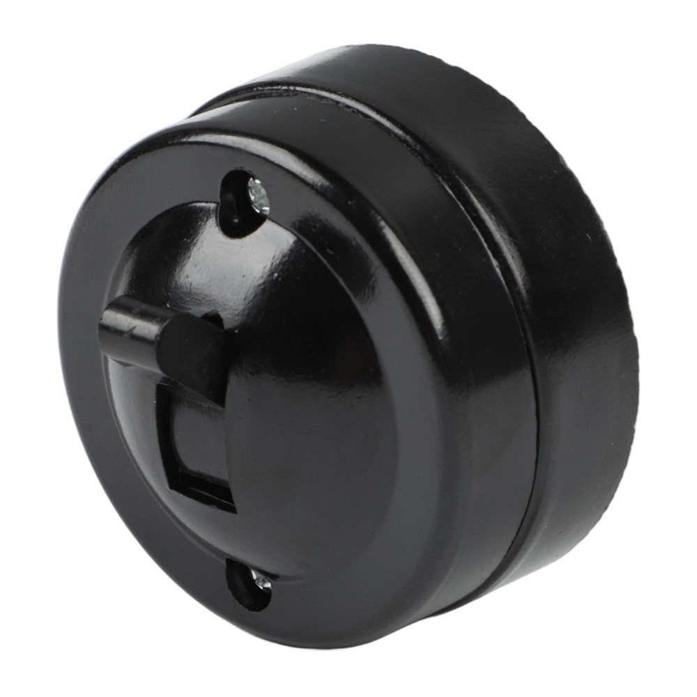 Round Single Control Retro Light Switch Old Fashioned Wall Mount Home Decor New