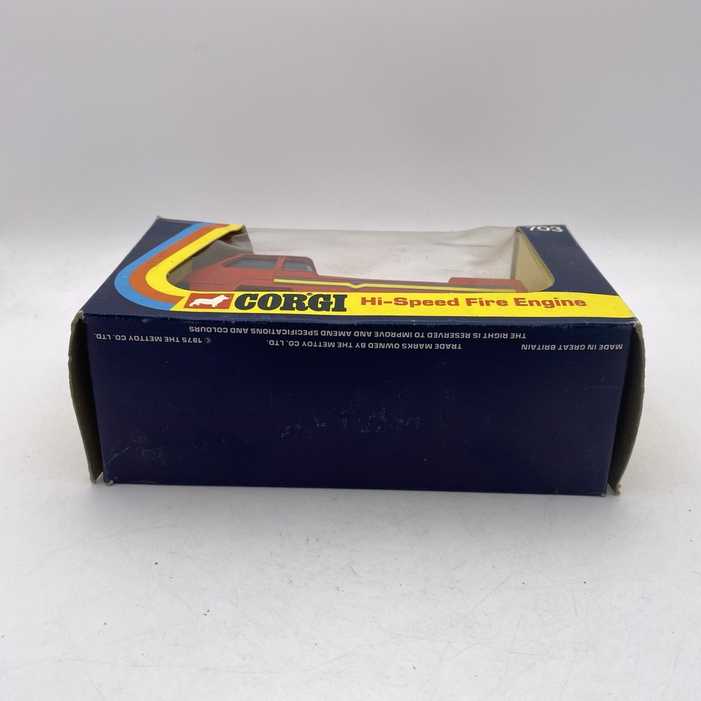 Corgi 703 Hi-Speed Fire Engine - Boxed
