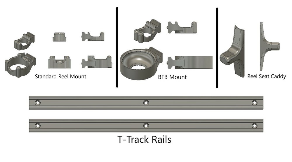 Adjustable Fishing Rod Rack