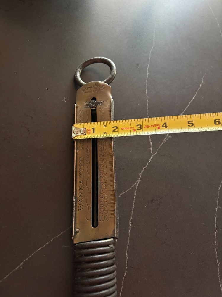 Antique Pelouze Hanging Scale