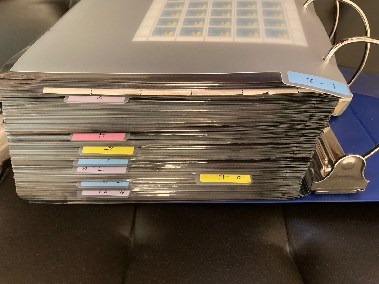 BEAUTIFUL LOT OF STAMP SHEETS IN 2 BINDERS, MOSTLY SHEETS W/ SOME BLOCKS , PAIRS