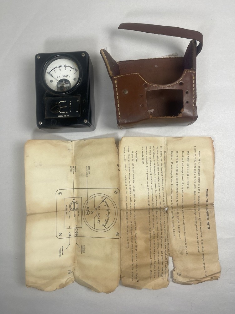 Model VE-17 Alignment Meter Untested