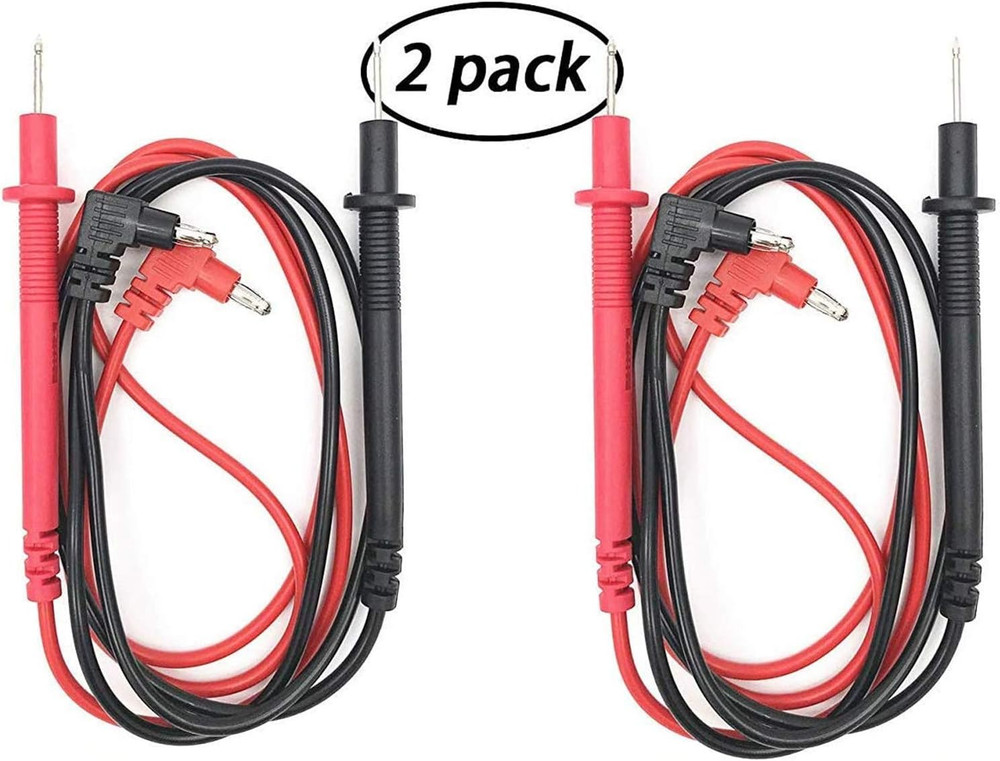 Digital Multimeter Banana Plug Connector Electrical Test Lead Probe Cable 1000V