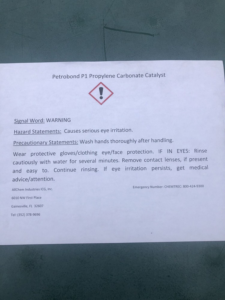 petrobond casting sand catalyst