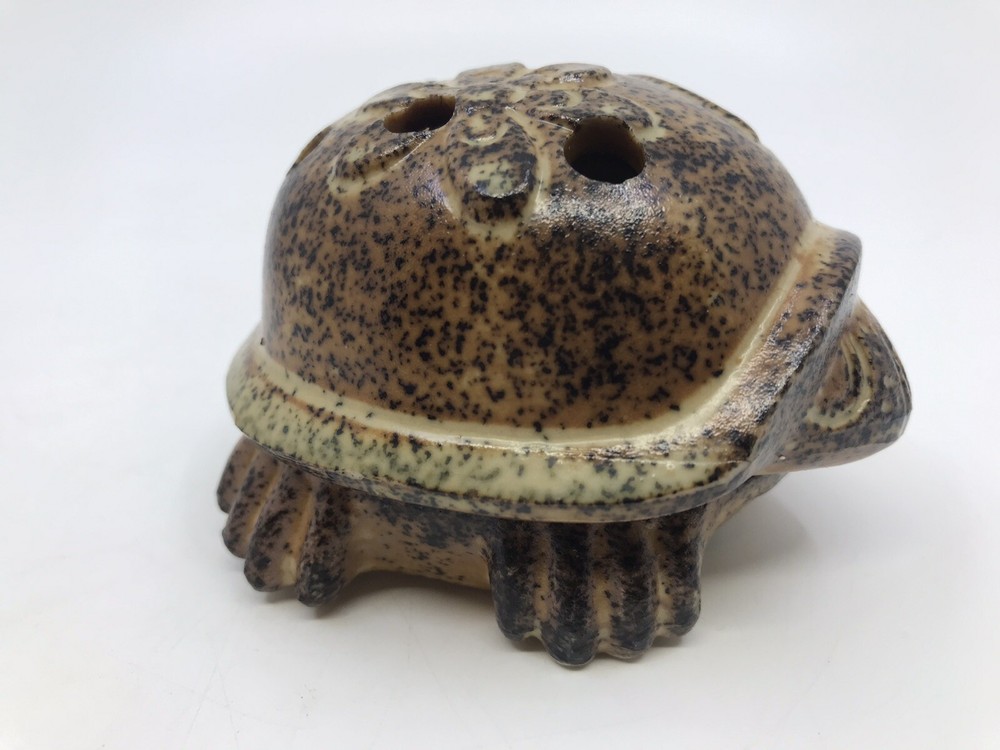 Vintage Turtle Incense Burner Ceramic Nice Condition No Chips