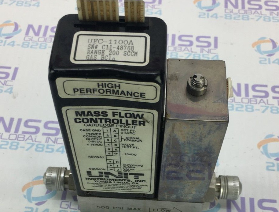 Unit Instruments UFC-1100A Mass Flow Controller 200 SCCM BC13