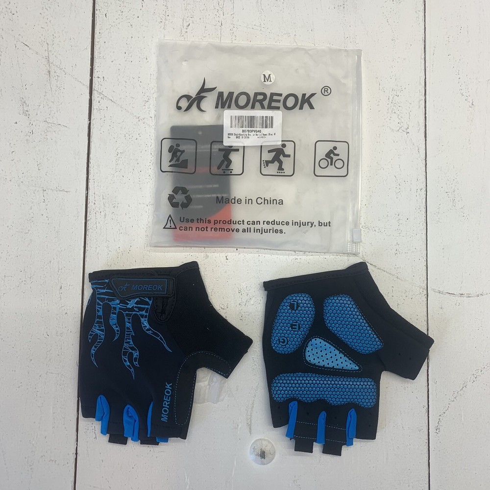 Moreok Shock Absorbing fingerless gloves Size Medium