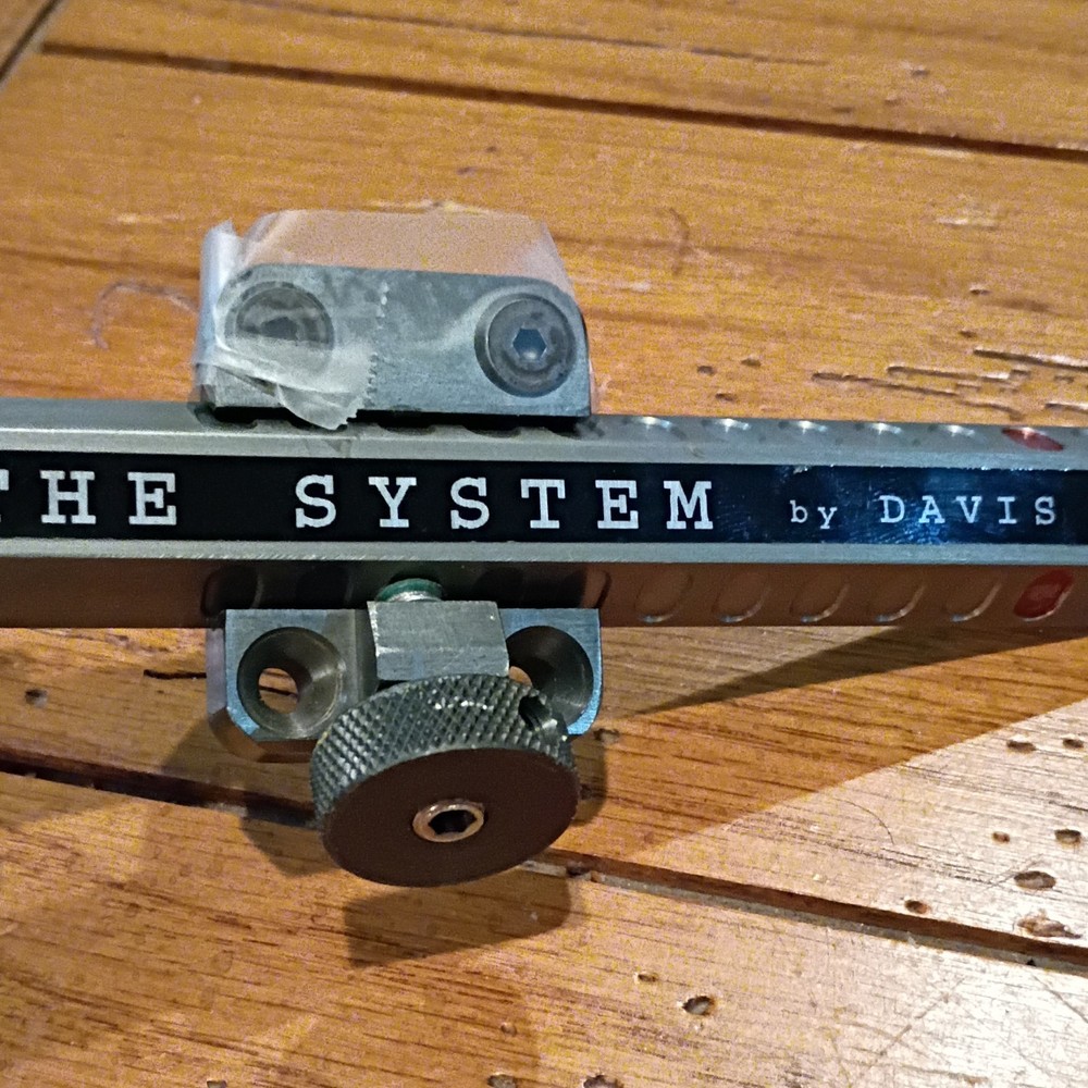 Davis The System Scope Archery Sight Silver Black LH