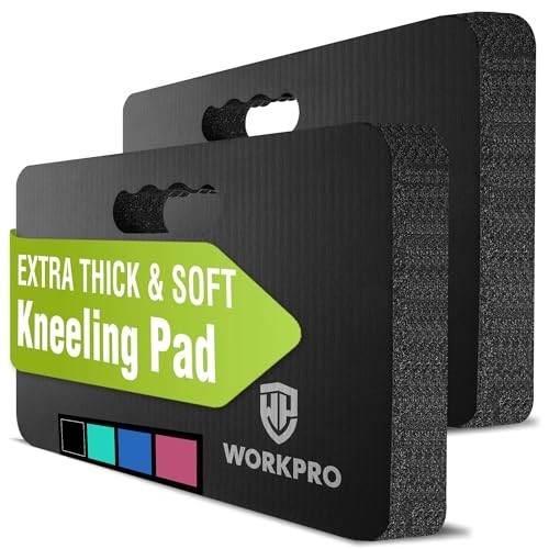 Extra Thick Kneeling Pad 2-Pack - Soft Foam Cushion for Gardening, Bathing, Work