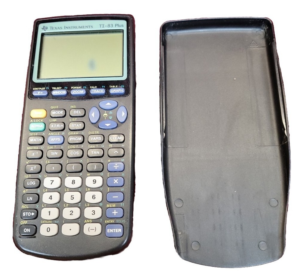 Texas Instruments TI83 Ti-83 +Plus Edition Graphing Calculator TESTED WORKING