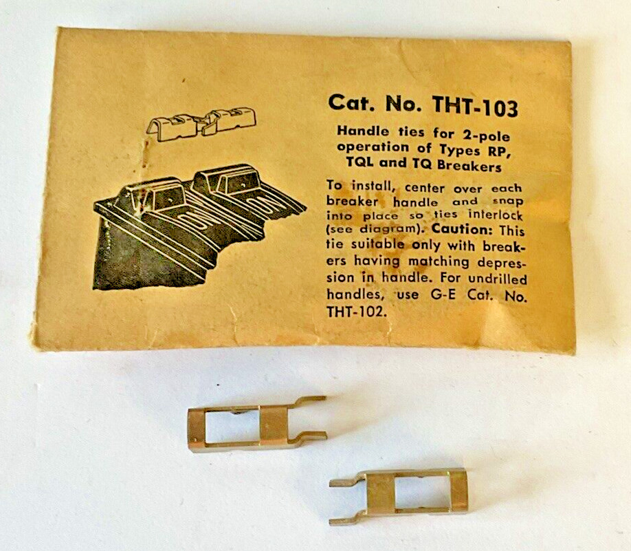 GENERAL ELECTRIC THT-103 HANDLE TIES 2POLE