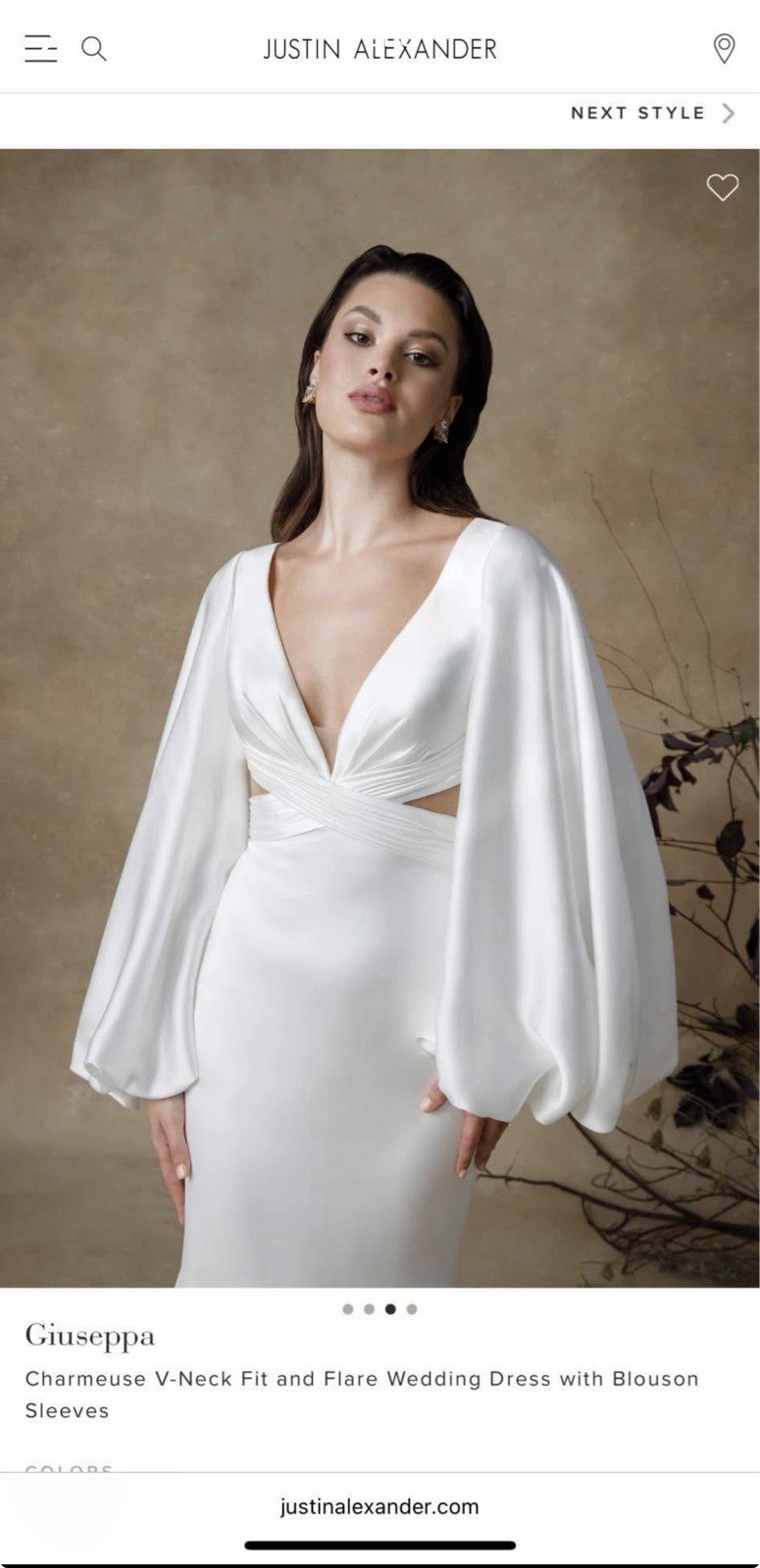 Justin Alexander Wedding dress