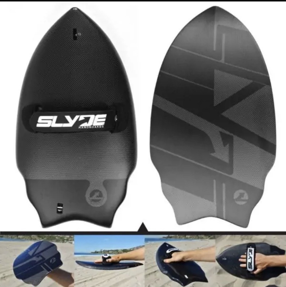 SLYDE Carbon Black Wedge hand board