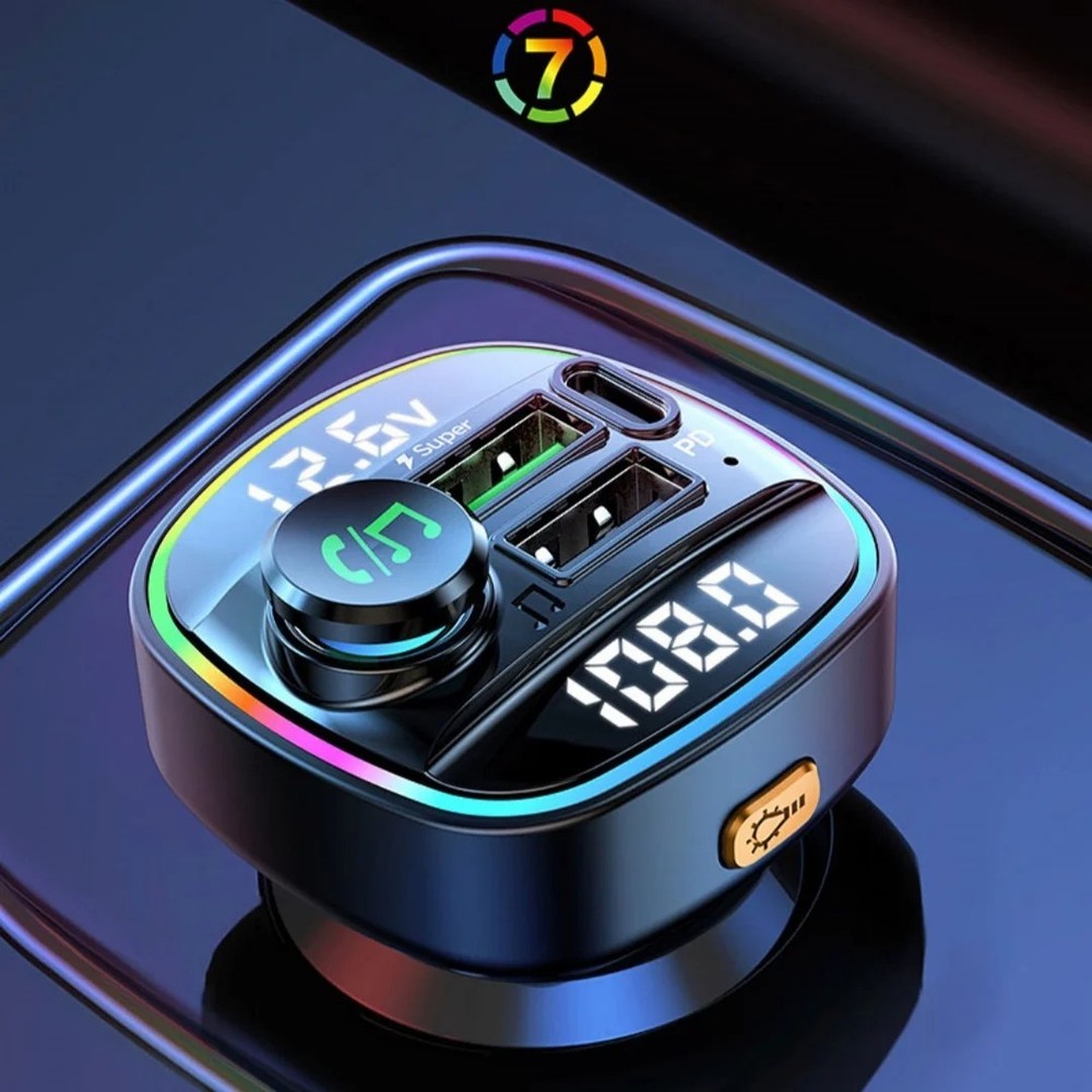 Bluetooth FM Transmitter Car Adapter Hands Free Radio USB Charger AUX Audio MP3