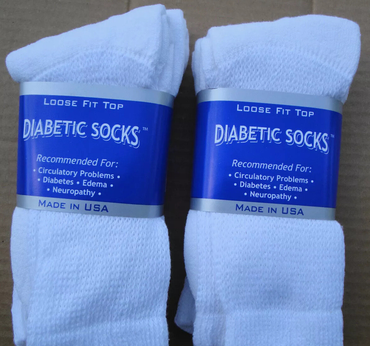BEST QUALITY 3, 6, & 12 pairs Diabetic Socks Physician Approved MADE IN USA