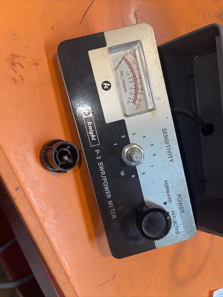 KNIGHT P-2 SWR POWER METER SENSITIVITY SWITCH STUCK UNTESTED