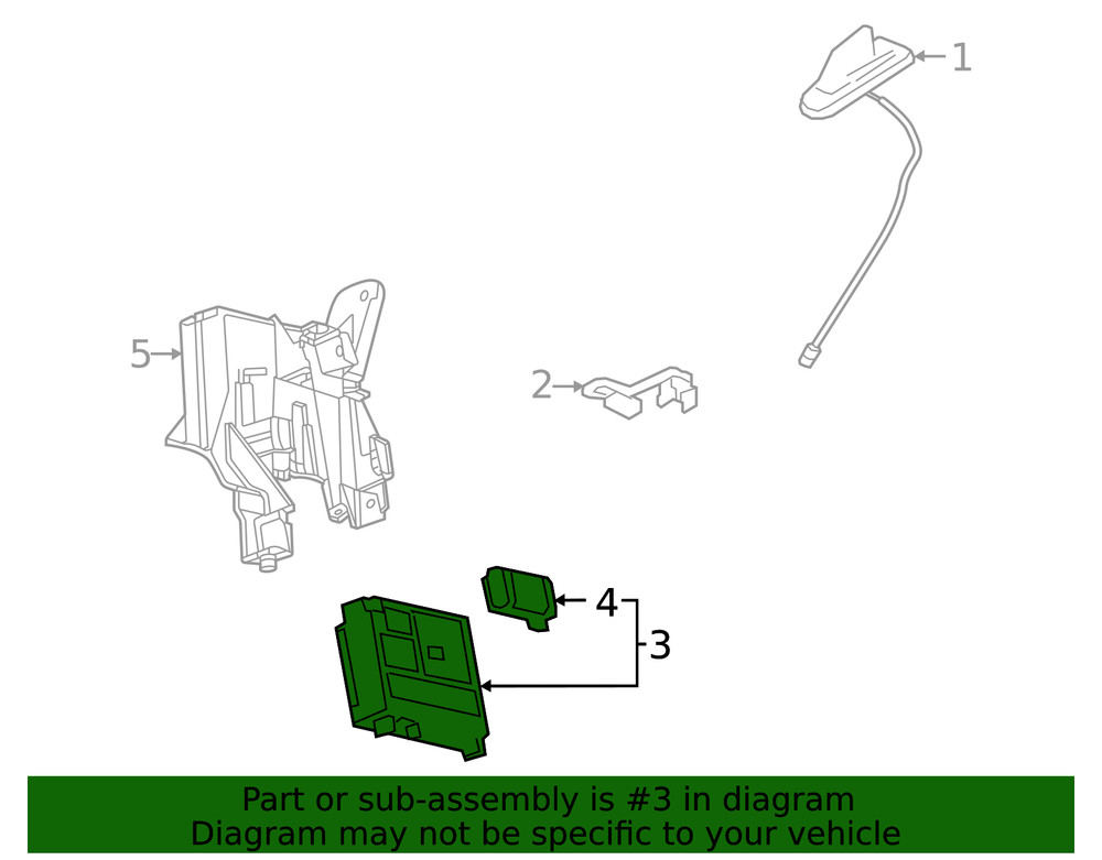 Genuine GM F Module 13569828