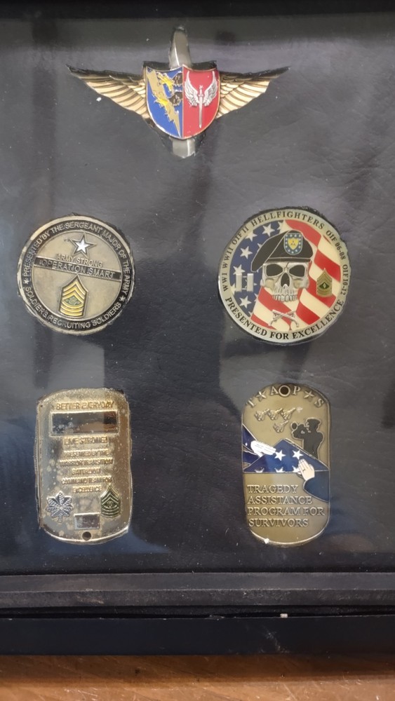 ARMY MEDAL WALL DISPLAY Real