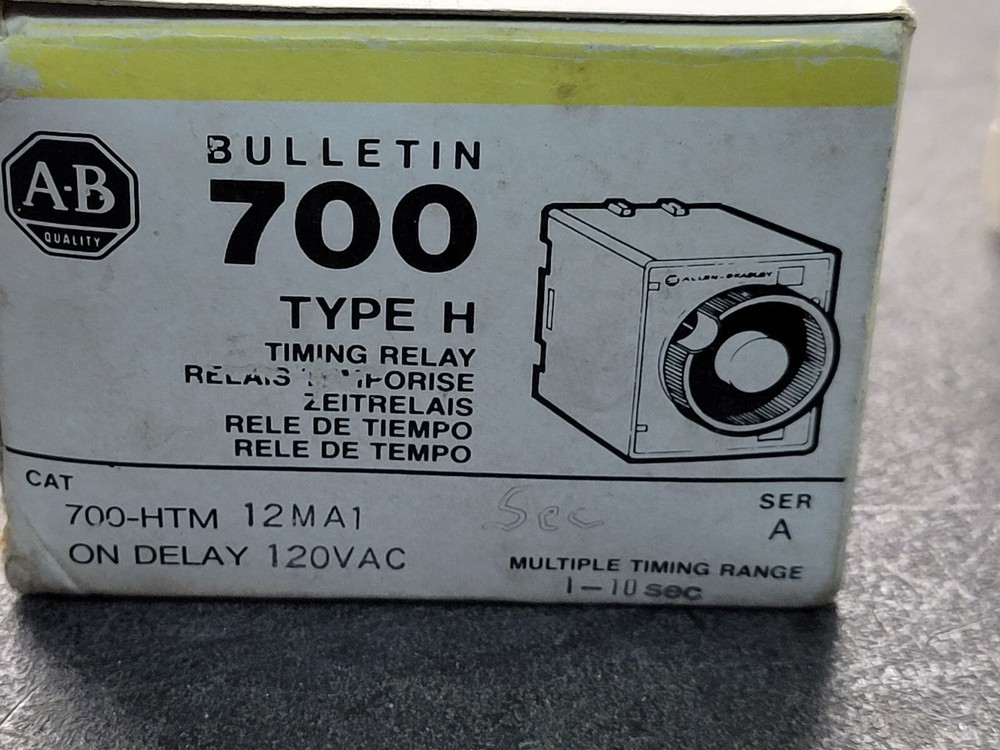 Allen Bradley 700HTM12MA1 Timing Relay.