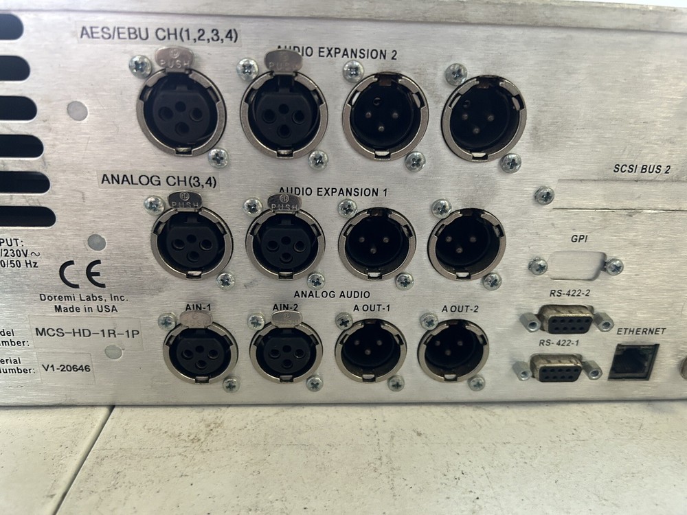 Doremi Labs MCS-HD Multi-Channel Video Server