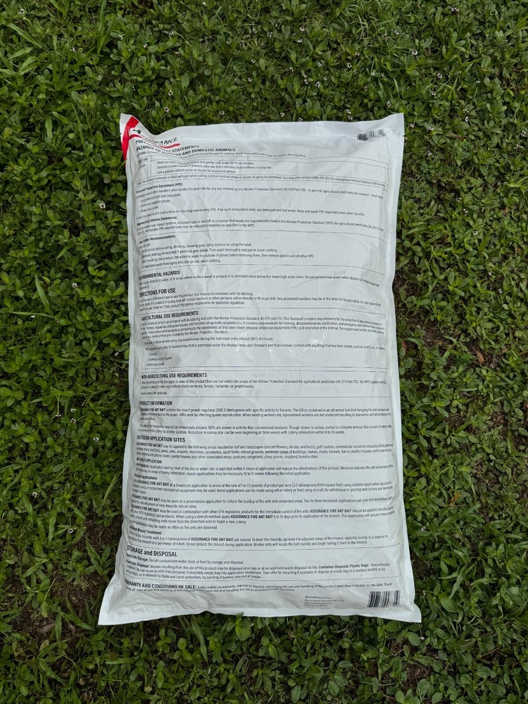 Assurance Fire Ant Bait - 20 Lb Bag