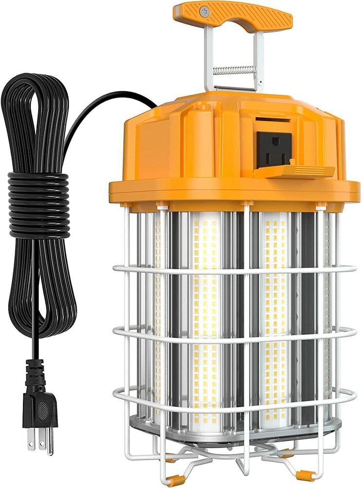 LED Temporary String Work Light 150W Linkable Construction Jobsite High Bay Lamp